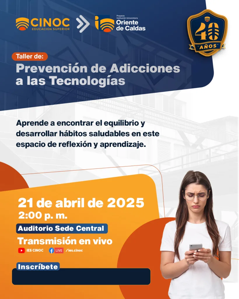 Taller especializado en prevención de las adicciones a las tecnologías