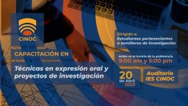 Técnicas de expresión oral y proyecto de investigación